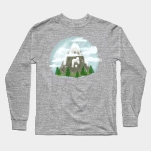 Snowy Mountain Long Sleeve T-Shirt